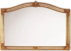 Casa Padrino Barockstil Wandspiegel Gold 129 x H. 89 cm - Hotel & Restaurant Möbel