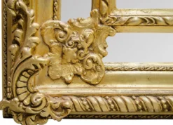 Casa Padrino Barockstil Wandspiegel Gold 108 x H. 200 cm - Edel & Prunkvoll