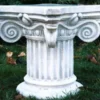 Casa Padrino Barock Säule / Blumensäule 58 x 58 x H. 42 cm - Prunkvolle Gartensäule im Barockstil