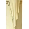 Casa Padrino Barock Säule Sandfarben H. 99 cm - Edle Deko Säule - Deko Accessoires