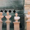 Casa Padrino Barock Säule Terracotta 39 x 39 x H. 102 cm - Handgefertigte Keramik Deko Säule - Barock Garten Terrassen Deko