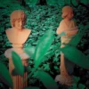 Casa Padrino Barock Säule Terracotta Ø 31 x H. 86 cm - Handgefertigte Keramik Deko Säule - Barock Garten Terrassen Deko
