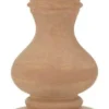 Casa Padrino Barock Säule Terracotta Ø 40 x H. 74 cm - Handgefertigte Keramik Deko Säule - Barock Garten Terrassen Deko