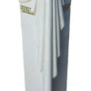 Casa Padrino Barock Säule Weiß H. 99 cm - Edle Deko Säule - Deko Accessoires