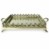 Casa Padrino Barock Tablett Gold 45 cm - Barockstil Gastronomie Accessoires