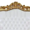 Casa Padrino Barock Thron Sessel Majestic Mod1 Weiß/Gold - Riesensessel - Handgefertigter Prachtthron - 167 x 95 x 70 cm