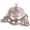 Casa Padrino Barock Tischglocke Silber 13 cm - Hotel & Gastronomie Accessoires