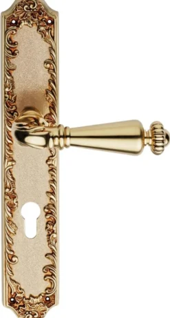 Casa Padrino Barock Türgriff Set Französisches Gold 14,5 x H. 30 cm - Barock Kollektion