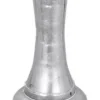 Casa Padrino Barock Vase Silber Ø 39 x H. 102 cm - Runde Barockstil Metall Blumenvase - Barock Deko Accessoires - Barock Interior