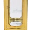 Casa Padrino Barock Vitrine Gold 130 cm - Luxus Vitrinenschrank aus Holz und Glas