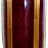 Casa Padrino Barock Vitrine Gold / Bordeaux - Vitrinenschrank - Wohnzimmerschrank Glasvitrine - Antik Look Glas Schrank