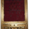 Casa Padrino Barock Vitrine Gold / Bordeaux - Vitrinenschrank - Wohnzimmerschrank Glasvitrine - Antik Look
