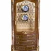 Casa Padrino Barock Vitrine Prunkvoll in Braun und Gold 80 x 50 x H. 185 cm