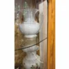Casa Padrino Barock Vitrine Vogelaugenahorn / Gold / Messing H. 175 cm - 1B Ware