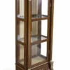 Casa Padrino Barock Vitrine Vitrinenschrank Wohnzimmerschrank in Braun Creme 64 x 40 x H. 165 cm