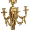 Casa Padrino Barock Wandkerzenhalter Gold 45 x 29,5 x H. 78 cm - Edel & Prunkvoll
