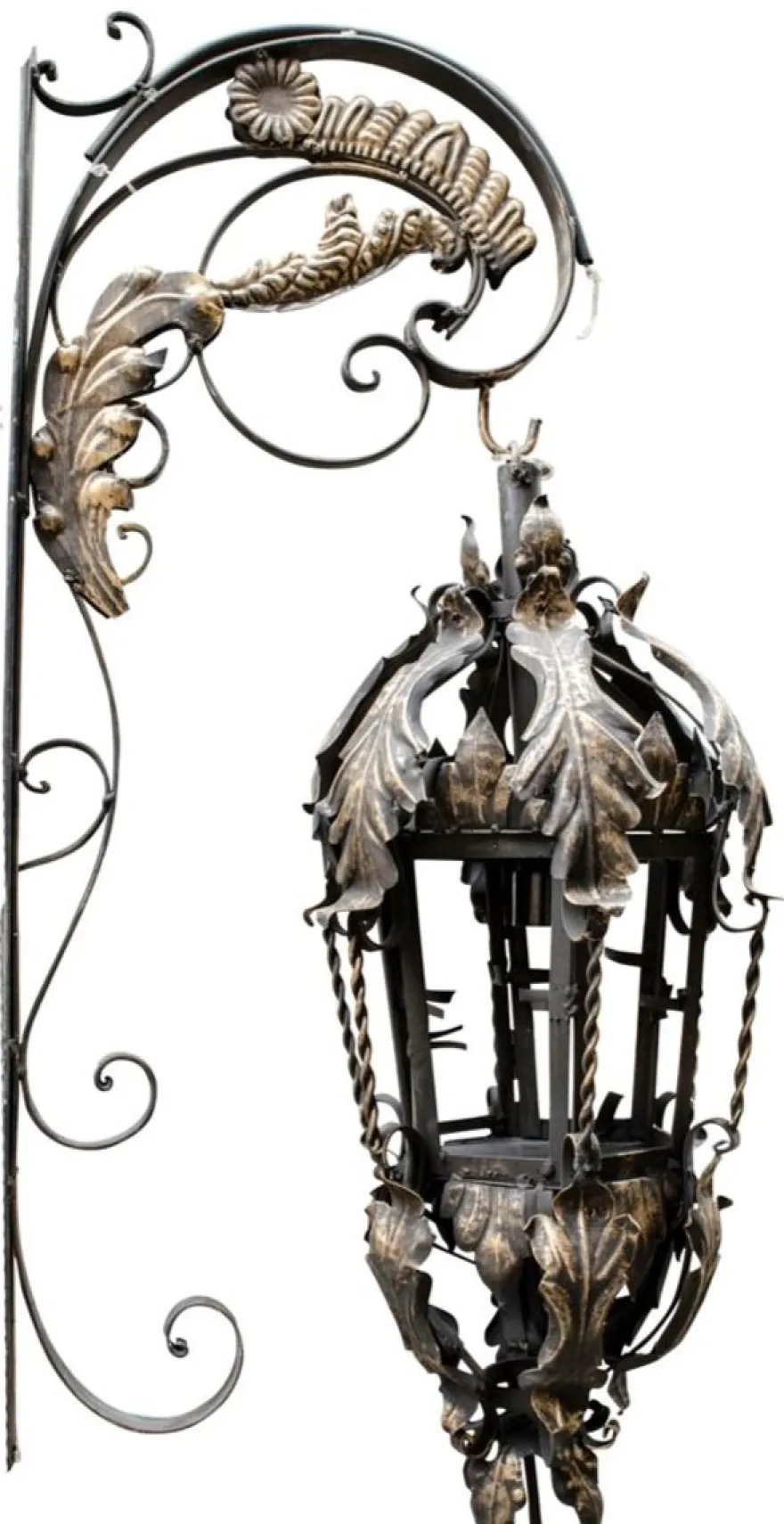 Casa Padrino Barock Wandleuchte Schwarz 36 x 60 x H. 115 cm - Leuchten & Lüster im Barockstil