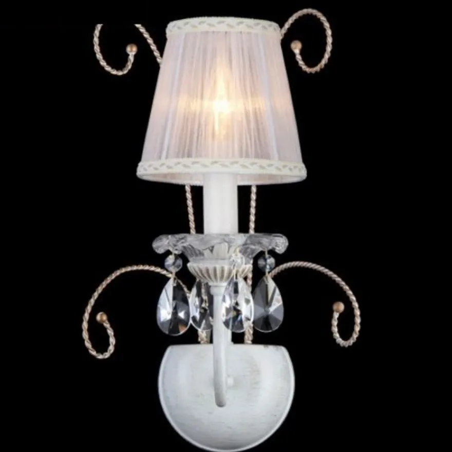 Casa Padrino Barock Wandleuchte Weiß Gold 26 x H 41 cm Antik Stil - Wandlampe Wand Beleuchtung