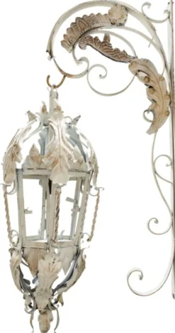 Casa Padrino Barock Wandleuchte Creme 36 x 60 x H. 115 cm - Leuchten & Lüster im Barockstil