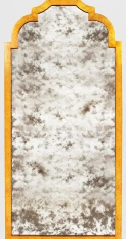 Casa Padrino Barock Wandspiegel Gold 70 x 3 x H. 145 cm - Eleganter Barock Spiegel mit antikem Spiegelglas - Barock Möbel