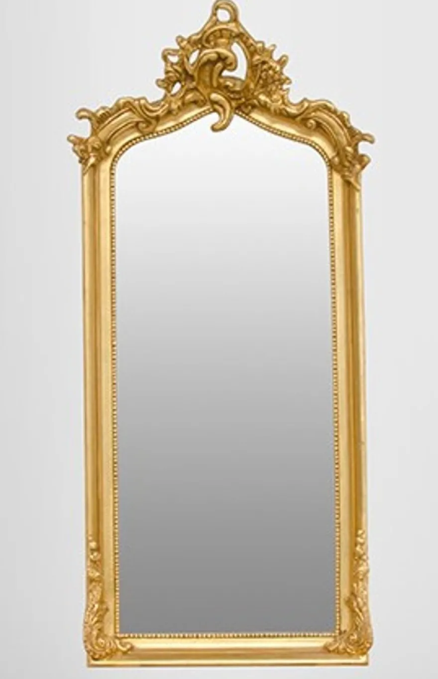 Casa Padrino Barock Wandspiegel im Antik Stil, Gold, 115 x 48 cm