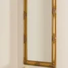 Casa Padrino Barock Wandspiegel Gold 72 x H. 132 cm - Handgefertigter Barock Spiegel mit Holzrahmen und wunderschönen Verzierungen