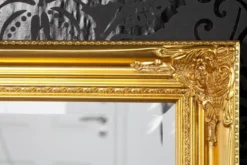 Casa Padrino Barock Wandspiegel, prunkvoller Spiegel in Gold Antik, Höhe 55 cm, Breite 45 cm, Tiefe 4 cm