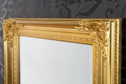 Casa Padrino Barock Wandspiegel, prunkvoller Spiegel in Gold Antik, Höhe 55 cm, Breite 45 cm, Tiefe 4 cm