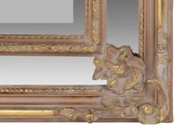 Casa Padrino Barock Wandspiegel Braun / Gold 115 x H. 207 cm - Barockstil Spiegel Antik Stil Möbel