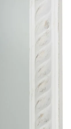 Casa Padrino Barock Wandspiegel Antik Weiß / Gold 62 x H. 187 cm - Barock Spiegel