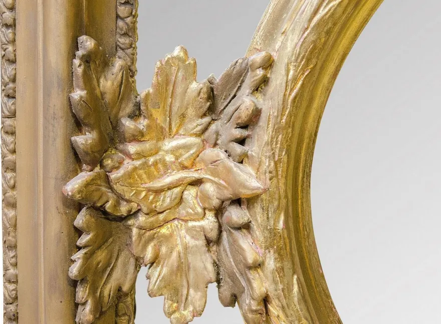Casa Padrino Barock Wandspiegel Gold 107 x H. 107 cm - Edel & Prunkvoll