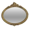 Casa Padrino Barock Wandspiegel Gold 110 x H. 80 cm - Prunkvoller Spiegel im Antik Stil