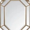Casa Padrino Barock Wandspiegel Gold - Prunkvoller Luxusspiegel aus Holz und Polyresin - 144 cm x 91 cm