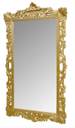 Casa Padrino Barock Wandspiegel Gold 115 x H. 202 cm - Barockstil Spiegel Antik Stil Möbel