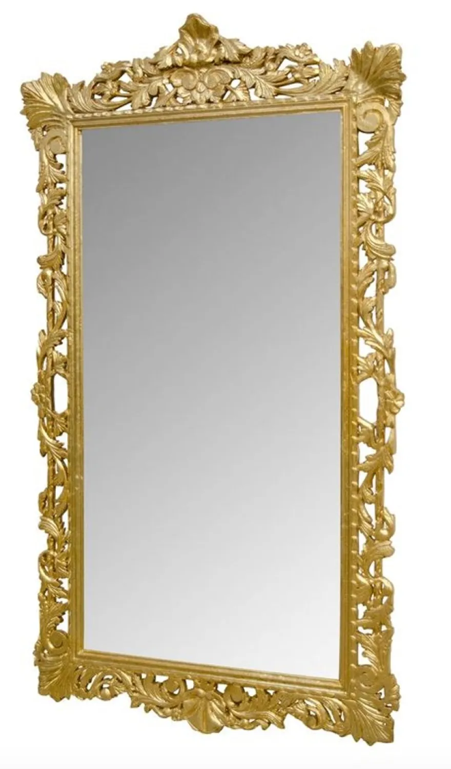 Casa Padrino Barock Wandspiegel Gold 115 x H. 202 cm - Barockstil Spiegel Antik Stil Möbel