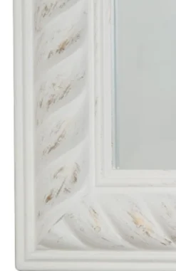 Casa Padrino Barock Wohnzimmer Wandspiegel Antik Weiß / Gold 72 x H. 132 cm - Barockmöbel