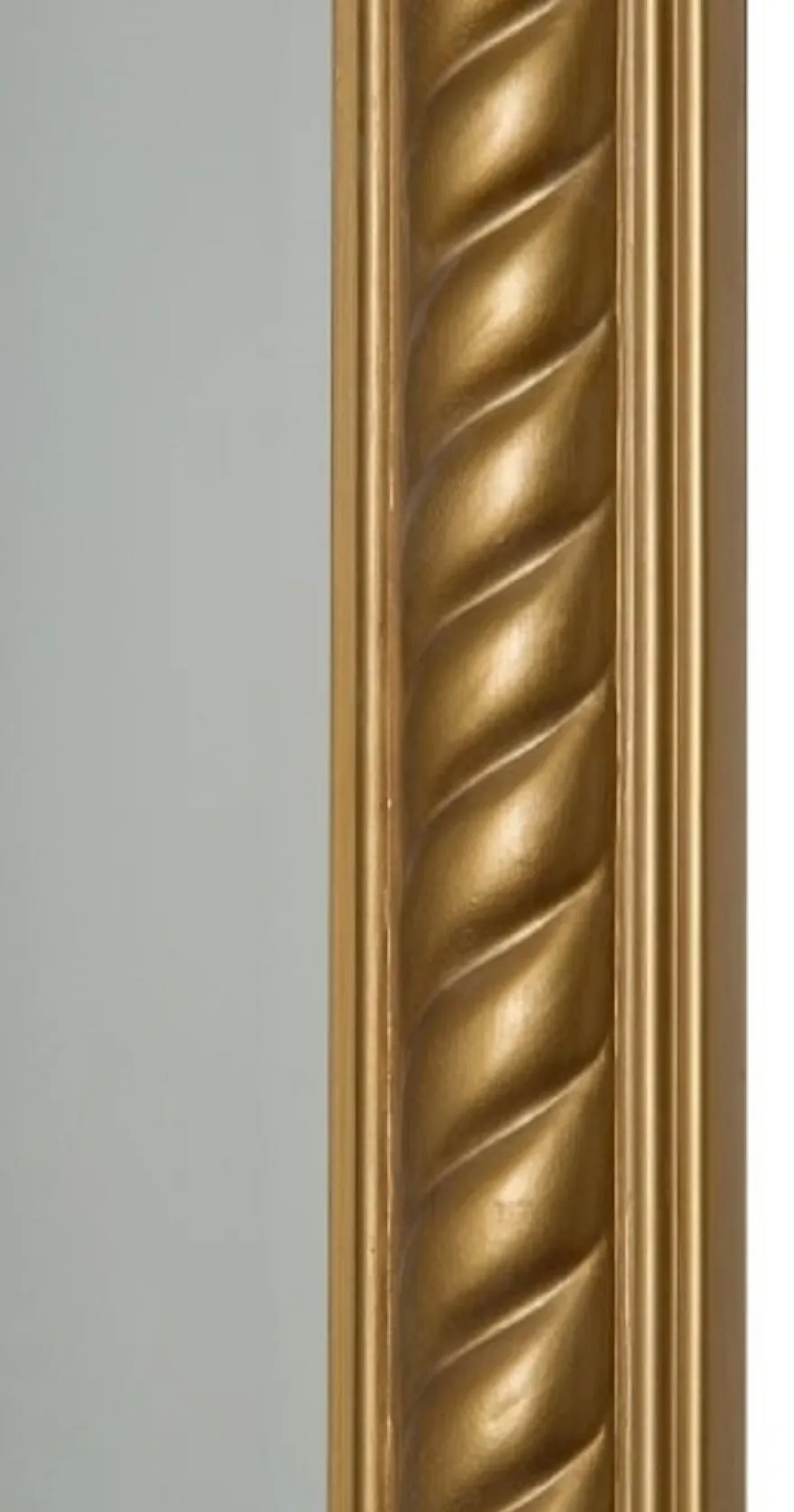 Casa Padrino Barock Wohnzimmer Spiegel / Wandspiegel Antik Gold 72 x H. 132 cm - Barockmöbel