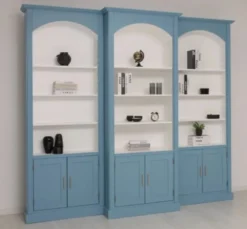Casa Padrino Bücherregal im Landhausstil, 296 x 30 x 250 cm