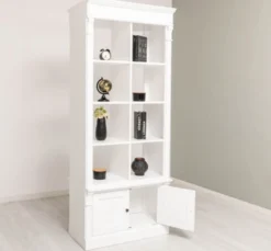 Casa Padrino Bücherregal im Landhausstil, 90 x 53 x 220 cm