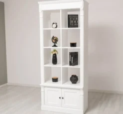 Casa Padrino Bücherregal im Landhausstil, 90 x 53 x 220 cm