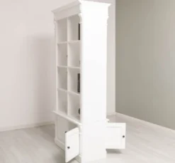 Casa Padrino Bücherregal im Landhausstil, 90 x 53 x 220 cm