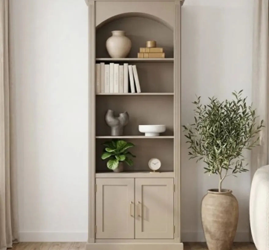Casa Padrino Bücherregal im Landhausstil, 102 x 30 x 250 cm