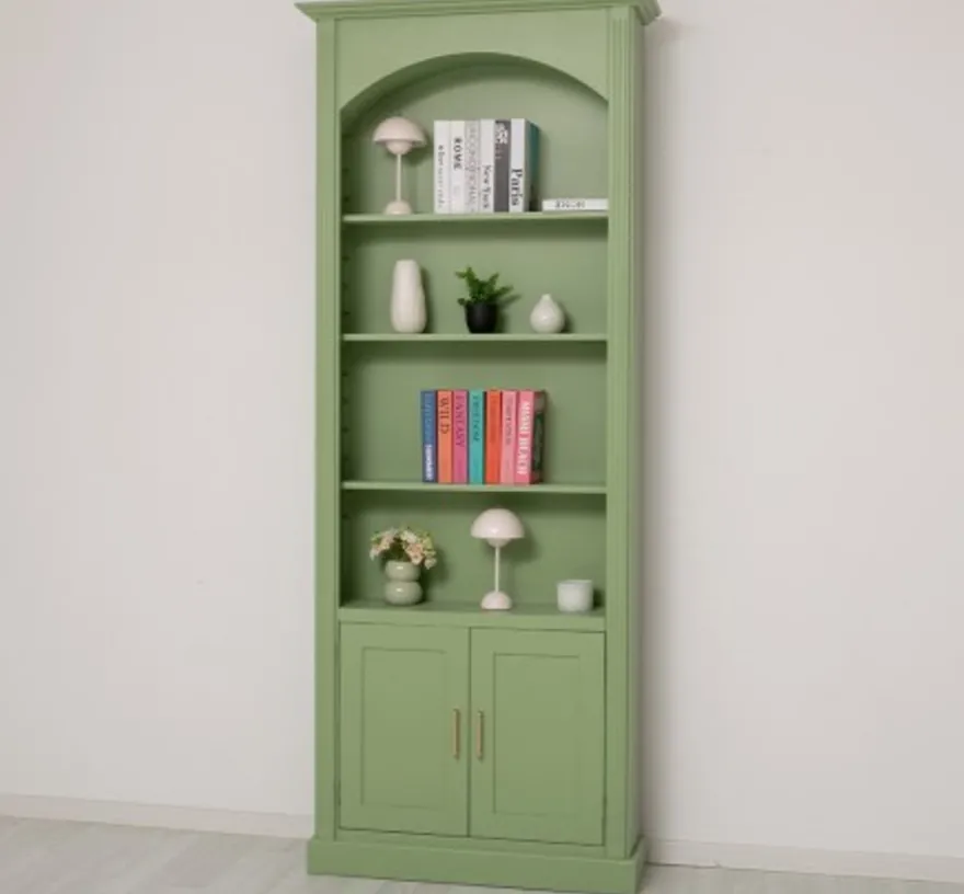 Casa Padrino Bücherregal im Landhausstil, 102 x 30 x 250 cm