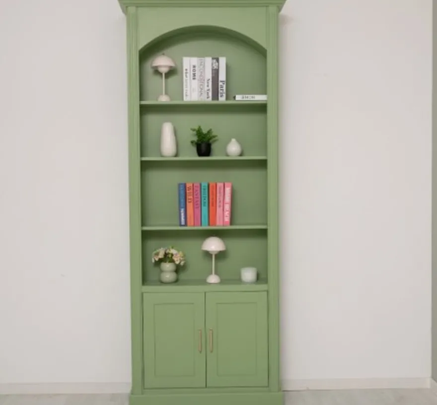 Casa Padrino Bücherregal im Landhausstil, 102 x 30 x 250 cm