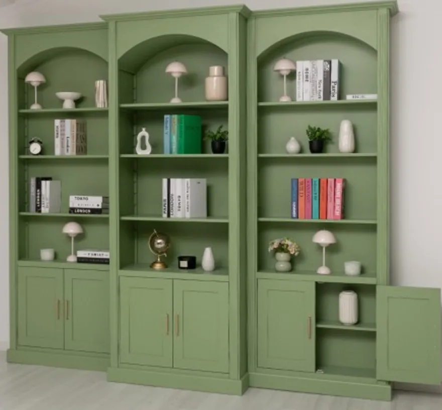 Casa Padrino Bücherregal im Landhausstil, 102 x 30 x 250 cm