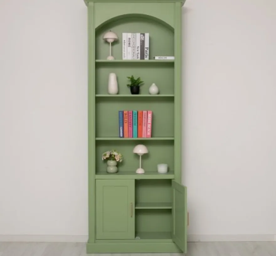 Casa Padrino Bücherregal im Landhausstil, 102 x 30 x 250 cm