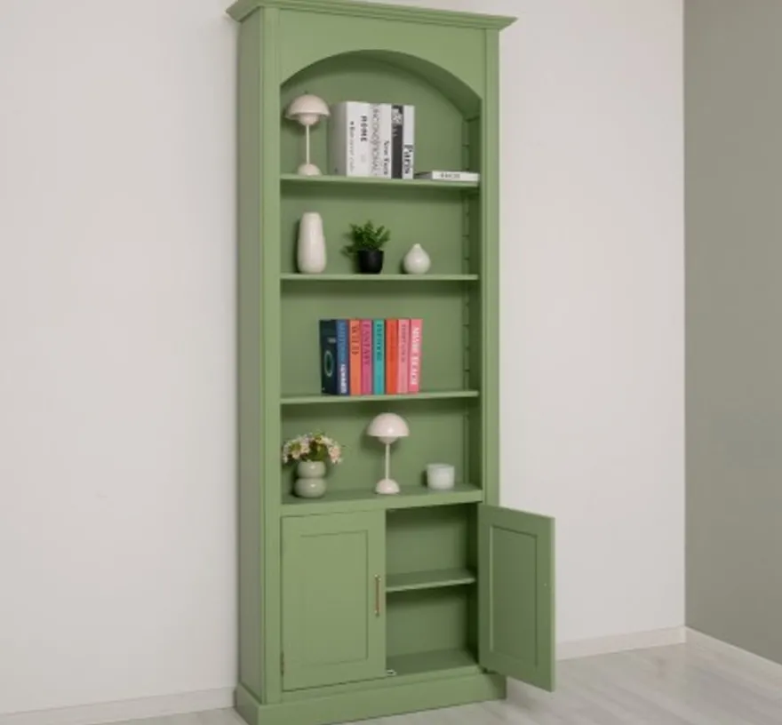 Casa Padrino Bücherregal im Landhausstil, 102 x 30 x 250 cm