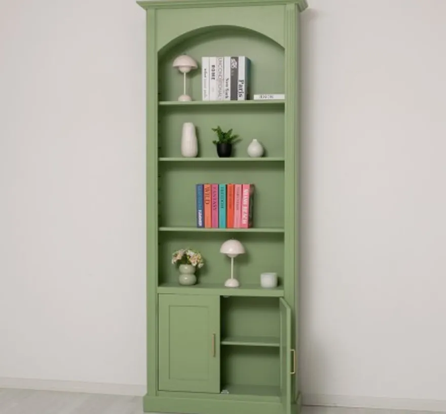 Casa Padrino Bücherregal im Landhausstil, 102 x 30 x 250 cm