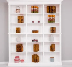 Casa Padrino Bücherregal im Landhausstil, 180 x 39 x 197 cm