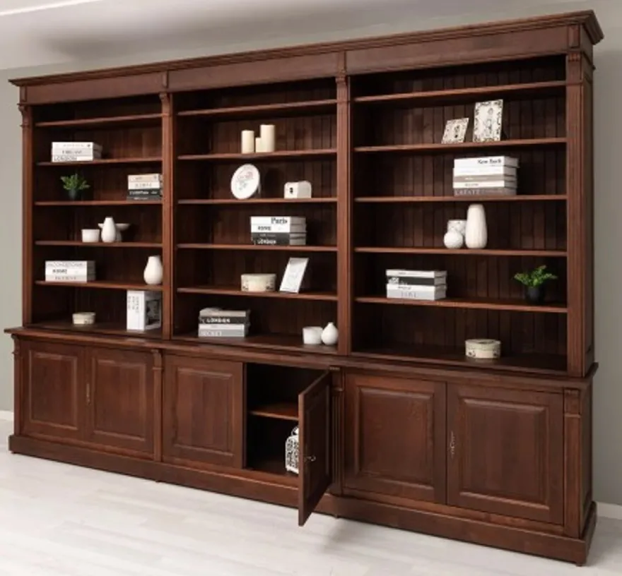 Casa Padrino Bücherregal im Landhausstil, 357 x 48 x 237 cm